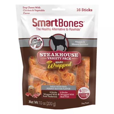 SmartBones Steakhouse Adult Dog Chews - Steakhouse Sticks - Image 1