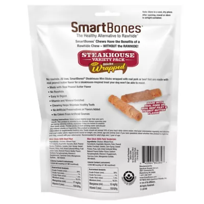 SmartBones Steakhouse Adult Dog Chews - Steakhouse Sticks - Image 2