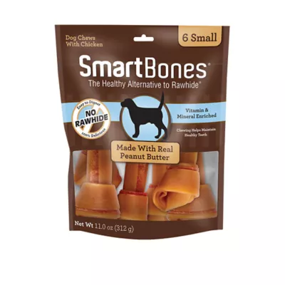 SmartBones Rawhide-Free Dog Chews - Small, 6 count - Image 1