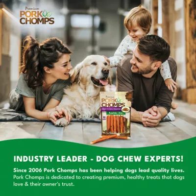 Pork Chomps No Hide Adult Dog Chews - Chicken & Sweet Potato 12 ct - Image 6
