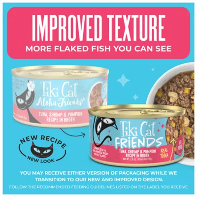 Tiki Cat Friends Adult Cat Wet Food - In Broth, With Pumpkin, 2.8 Oz - Image 2