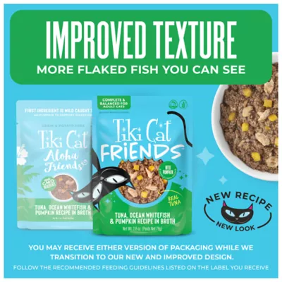Tiki Cat Friends Adult Cat Wet Food - In Broth, With Pumpkin, 2.8 Oz Pouch - Image 2