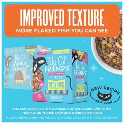 Tiki Cat Friends Adult Wet Cat Food - Grain Free, Fish With Pumpkin, Mega Pack, 36 Ct - Image 2