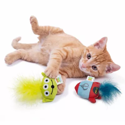 GMASON Toy Story Alien Space Ship Cat Toy 2-Pack - Image 5