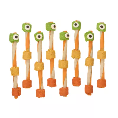 Thrills & Chills Terrif-eyed Kabobs Rawhide-Free Dog Treats - Chicken Flavor 8 ct, 3.95 oz - Image 1
