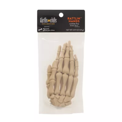 Thrills & Chills Rattlin' Hands Rawhide-Free Dog Treat - Chicken Flavor 4.97 oz - Image 2