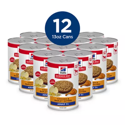 Hill's Science Diet Senior 7+ Canned Dog Food, Chicken & Barley Entrée - Image 3