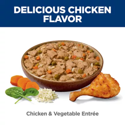 Hill's Science Diet Adult Dog Wet Food, Chicken & Vegetable Entrée, 12 x 363 g - Image 5