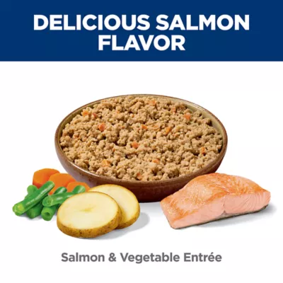 Hill's Science Diet Adult Dog Wet Food, Salmon & Vegetable Entrée, 12 x 363 g - Image 5