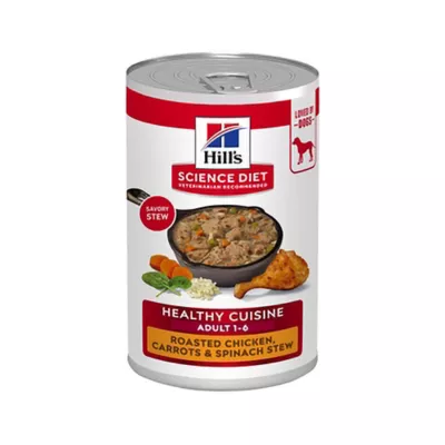 Hill's Science Diet Adult Healthy Cuisine Canned Dog Food, Roasted Chicken Carrots & Spinach - Image 1