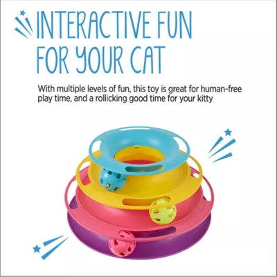 Whisker City® 3 Tier Track Cat Toys - Image 4
