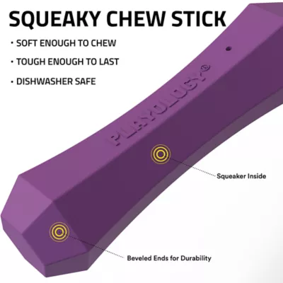 Playology® Bacon Scented Squeaky Chew Stick Dog Toy, Jumbo - Image 2