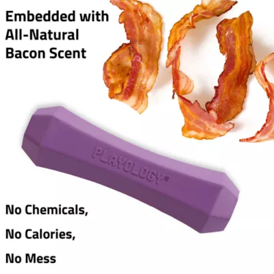 Playology® Bacon Scented Squeaky Chew Stick Dog Toy, Jumbo - Image 4