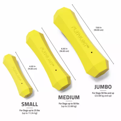 Playology Chicken Scented Squeaky Chew Stick Dog Toy, Jumbo - Image 5