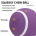 Playology® Bacon Scented Squeaky Chew Ball Dog Toy, Jumbo image thumbnail 2