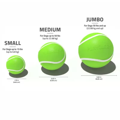 Playology Sweet Potato Scented Squeaky Chew Ball Dog Toy, Small 3-Pack - Image 5