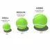 Playology Sweet Potato Scented Squeaky Chew Ball Dog Toy, Small 3-Pack image thumbnail 5
