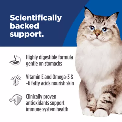 Hill's Science Diet Senior Sensitive Stomach & Skin Pollock Dry Cat Food - Image 5