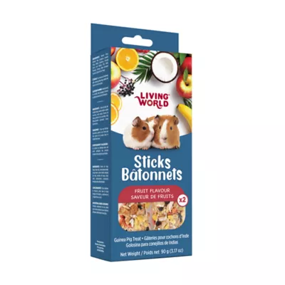 Living World Guinea Pig Treat Sticks, Fruit Flavour, 2-pack - Image 7