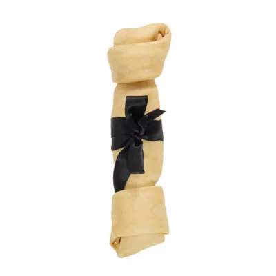 Thrills & Chills Terrified Rawhide Pumpkin Flavored Dog Chew 13" 1 Count, 10.6 oz - Image 1