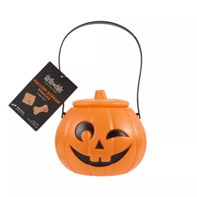 Thrills & Chills Hallow-Scream Snacks Dog Treats Mini Pail - Chicken Flavor 3.5 oz - Image 4