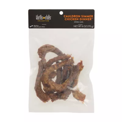 Thrills & Chills Cauldron Simmer Chicken Dinner Dog Chews - Chicken Necks 6 oz - Image 2