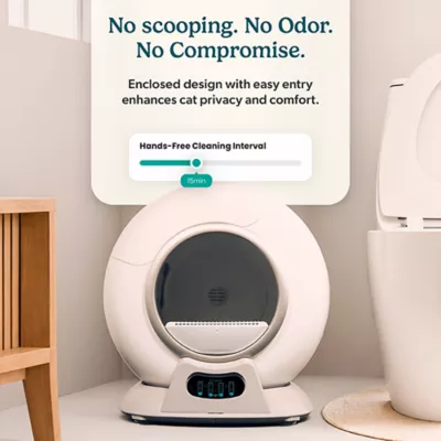 Petcove PurrTek Self Cleaning Litter Box With Automatic Cleaning - Built-in Odor Control - Image 2