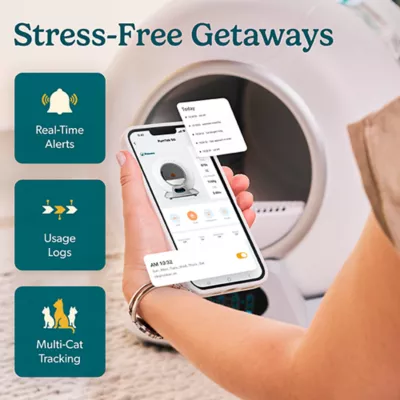 Petcove PurrTek Self Cleaning Litter Box With Automatic Cleaning - Built-in Odor Control - Image 5