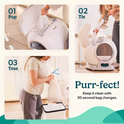 Petcove PurrTek Self Cleaning Litter Box With Automatic Cleaning - Built-in Odor Control - Image 6