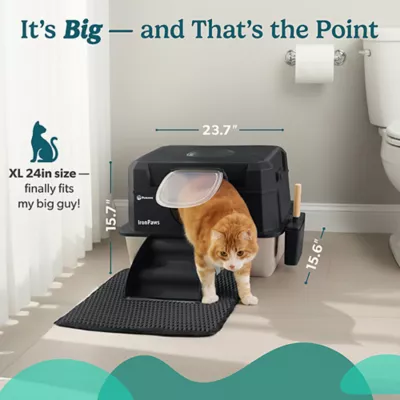 Petcove IronPaw Stainless Steel Litter Box - Scratch Resistant - Ultra-Durable - Image 5
