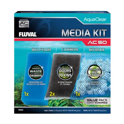 Fluval AquaClear AC50 Power Filter Media Maintenance Kit - Image 1