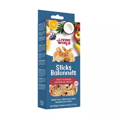 Living World Rabbit Treat Sticks, Fruit Flavour, 2-pack - Image 7