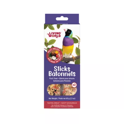 Living World Sticks, Finch Treat, Fruit Melody, 2-sticks - Image 1