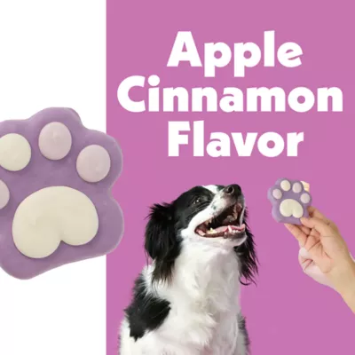 Wiggles & Wags Paw Decorated Cookie Dog Treat, Apple Cinnamon Flavor 1.98 oz - Image 3