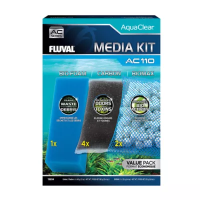 Fluval AquaClear AC110 Power Filter Media Maintenance Kit - Image 1
