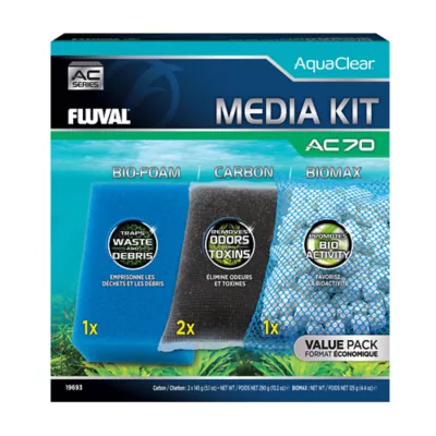 Fluval AquaClear AC70 Power Filter Media Maintenance Kit - Image 1