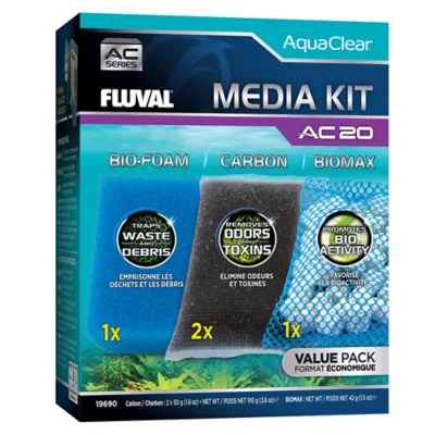 Fluval AquaClear AC20 Power Filter Media Maintenance Kit - Image 4