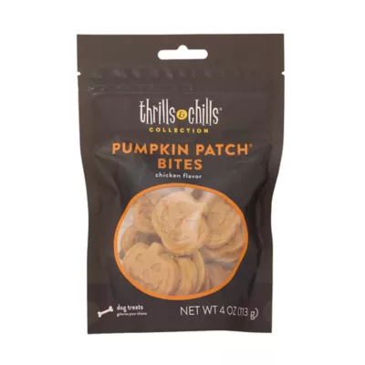Thrills & Chills Pumpkin Patch Bites Meaty Dog Treats - Chicken Flavor 4 oz - Image 2