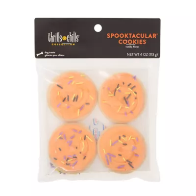 Thrills & Chills Spooktacular Cookies Dog Treats - Vanilla Flavor, 4 ct - Image 2