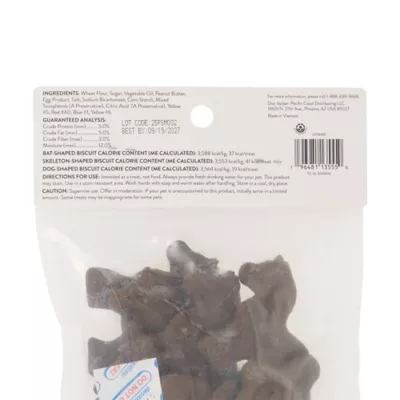 Thrills & Chills Eerie-sistible Cookies Dog Treats - Peanut Butter Flavor 4 oz - Image 3
