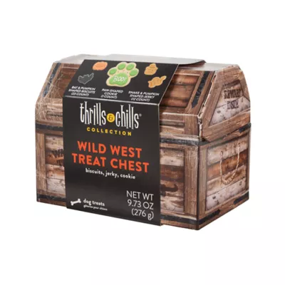 Thrills & Chills Wild West Treat Chest Assorted Dog Biscuits, Jerky & Cookies 9.7 OZ - Image 6