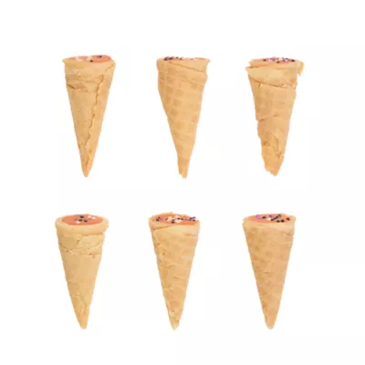 Thrills & Chills Wicked Cute Mini Cones Dog Treats - Carob Flavor 5.2 oz - Image 1