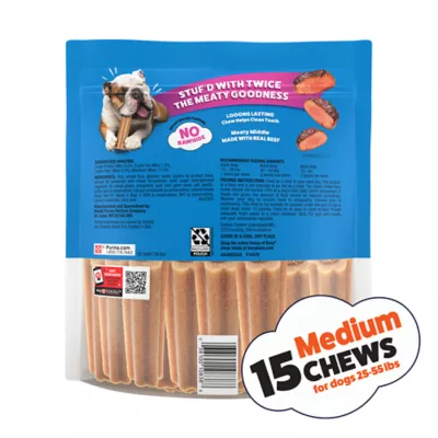 Purina® Busy Bone Stuff'D Adult Dog Chews - Beef Flavor 15 ct - Image 2