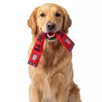 US Soccer Scarf Plush Dog Toys - Image 5