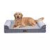 FurHaven Cooling Gel-Top Dreamer Plush Sofa Dog Bed image thumbnail 1