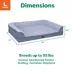 FurHaven Cooling Gel-Top Dreamer Plush Sofa Dog Bed image thumbnail 2