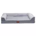FurHaven Cooling Gel-Top Dreamer Plush Sofa Dog Bed image thumbnail 4