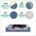 FurHaven Cooling Gel-Top Dreamer Plush Sofa Dog Bed image thumbnail 5