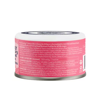 Pure Cravings Mercury Tested Kitten Wet Cat Food - Grain Free, Bits in Gravy, 2.47 Oz - Image 2