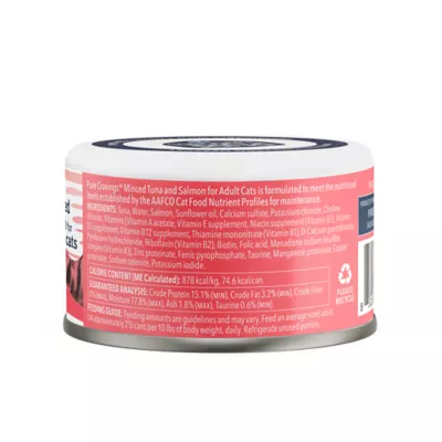 Pure Cravings Mercury Tested Adult Wet Cat Food - Grain Free, Minced, 3 Oz - Image 2